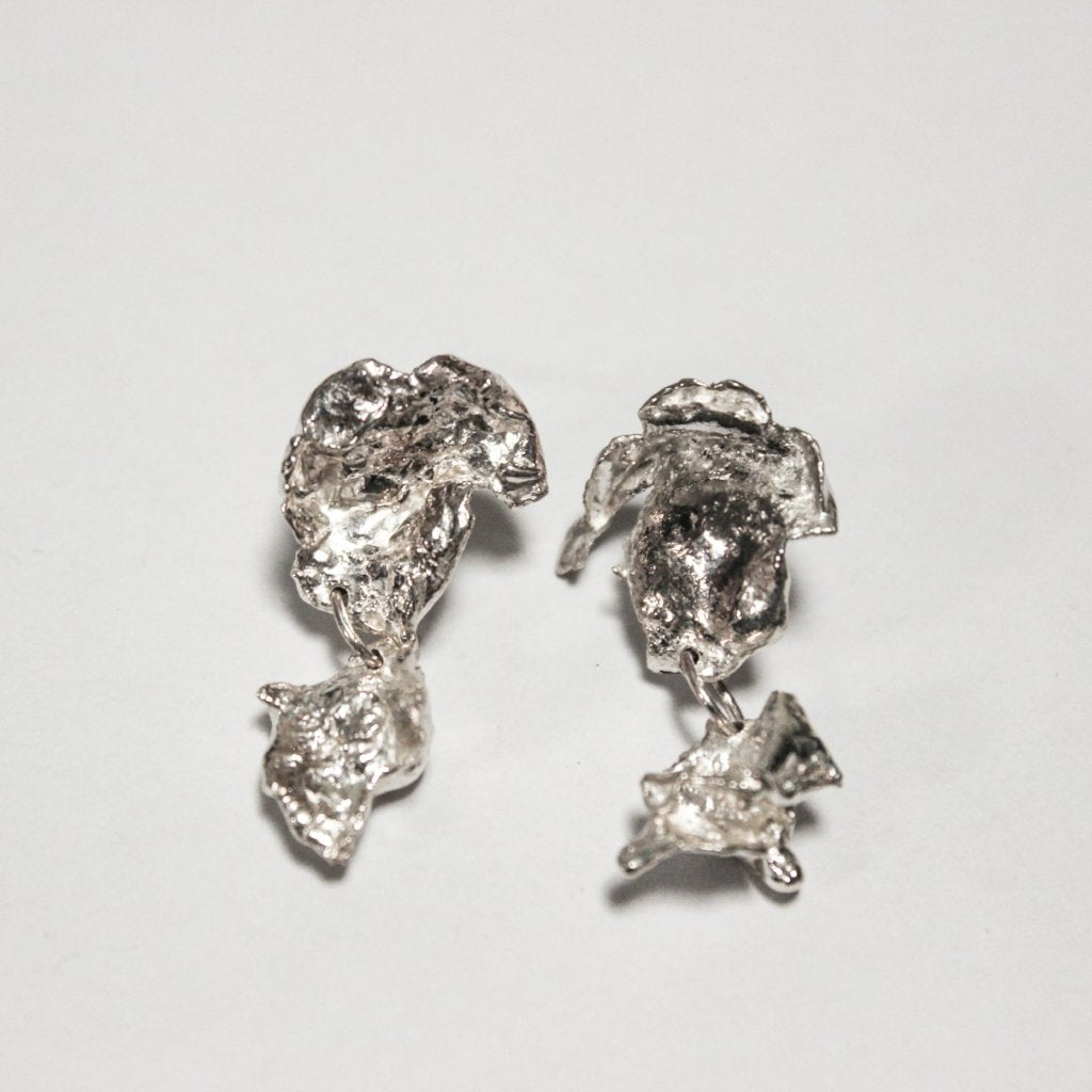 Double Drop Bleeding Heart Earrings
