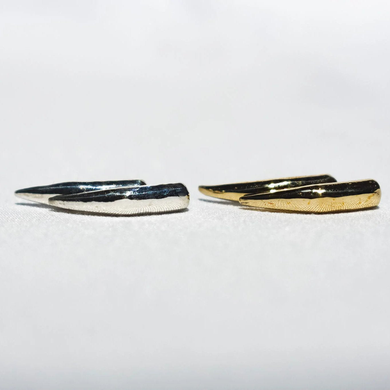 Blade Earring in Brass